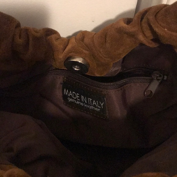 Beautiful brown suede bag - Picture 4 of 4
